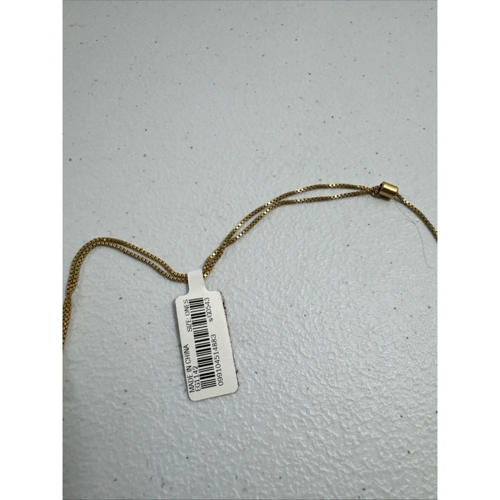 Madewell Supernova‎ Wine Colored Tassel Statement Necklace Adjustable OLD STOCK - Picture 4 of 4